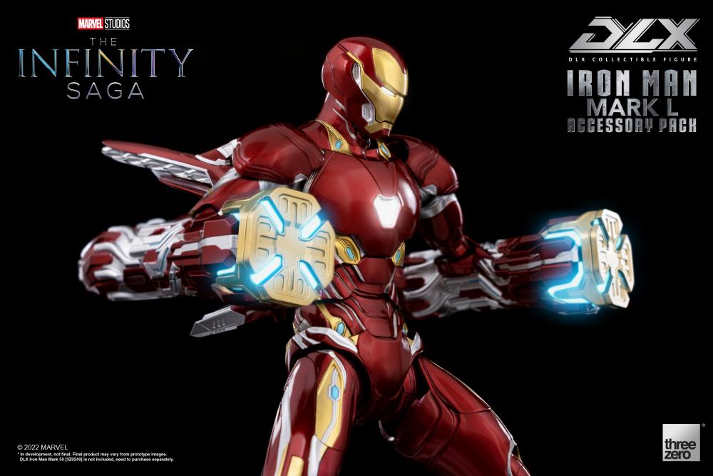 Pedido Set de Accesorios para el DLX Iron Man Mark L 50 - Avengers: Infinity Saga marca Threezero 3Z0362 escala pequeña 1/12