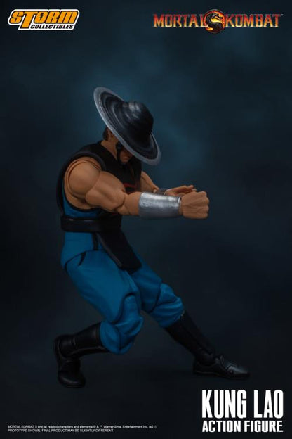 Pedido Figura Kung Lao - Mortal Kombat 2 VS Series marca Storm Collectibles escala pequeña 1/12