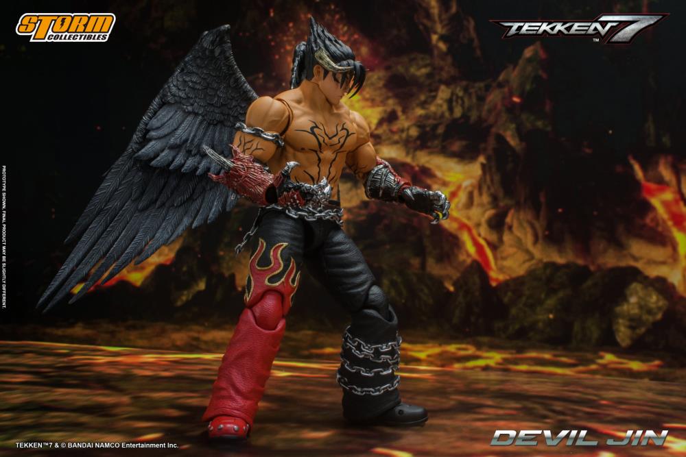 Pedido Figura Devil Jin - Tekken 7 marca Storm Collectibles escala pequeña 1/12