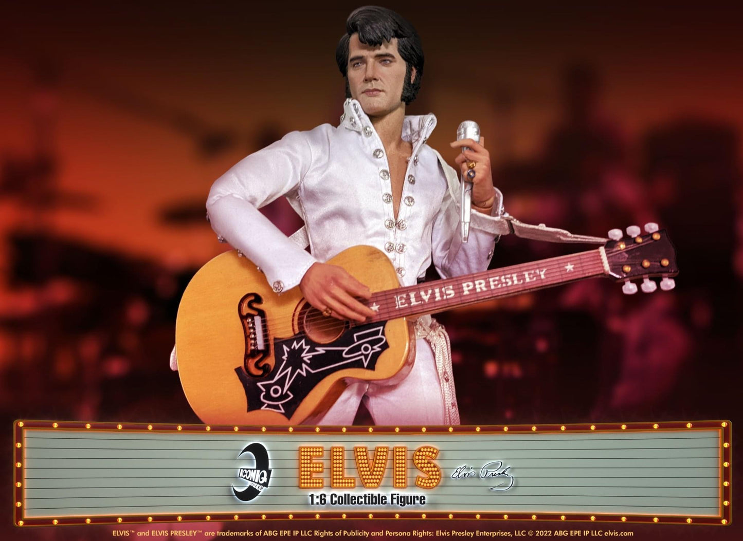 Preventa Figura Elvis Presley (Vegas Edition) marca ICONIQ Studios IQLS02 escala 1/6