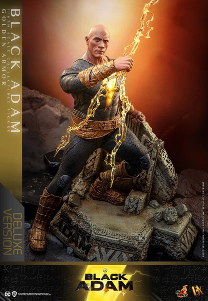 Preventa Figura Black Adam (Golden Armor) marca Hot Toys DX31 escala 1/6