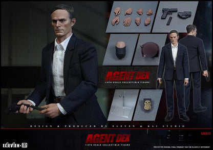 Preventa Figura Agent Dex marca Eleven x KAI EXK013 escala 1/6