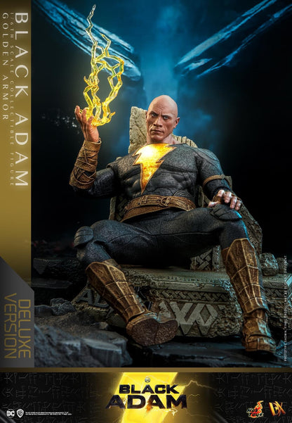 Preventa Figura Black Adam (Golden Armor) marca Hot Toys DX31 escala 1/6