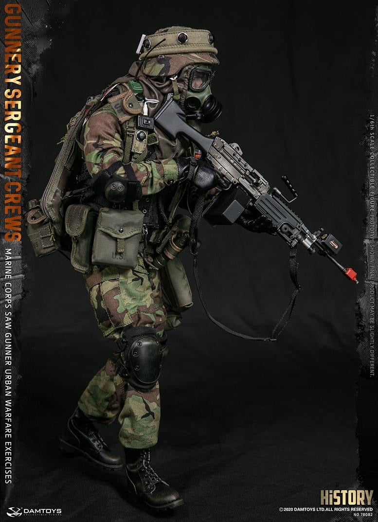 Pedido Figura Gunnery Sergeant Crews - USMC Urban Warfare marca Damtoys 78082 escala 1/6 (BACK ORDER)