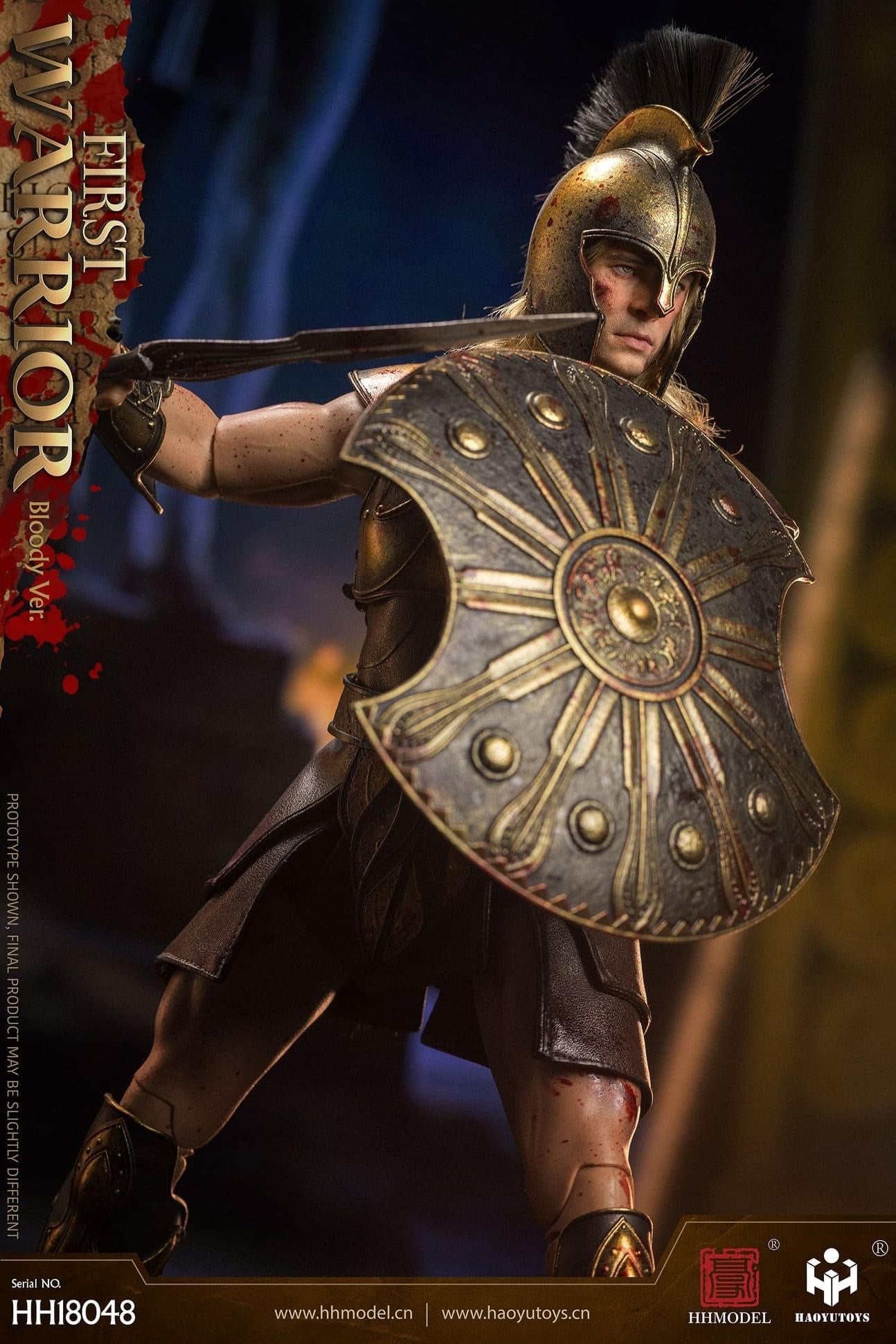 Pedido Figura First Greek Warrior (Bloody version) marca HaoyuToys HH18048 escala 1/6