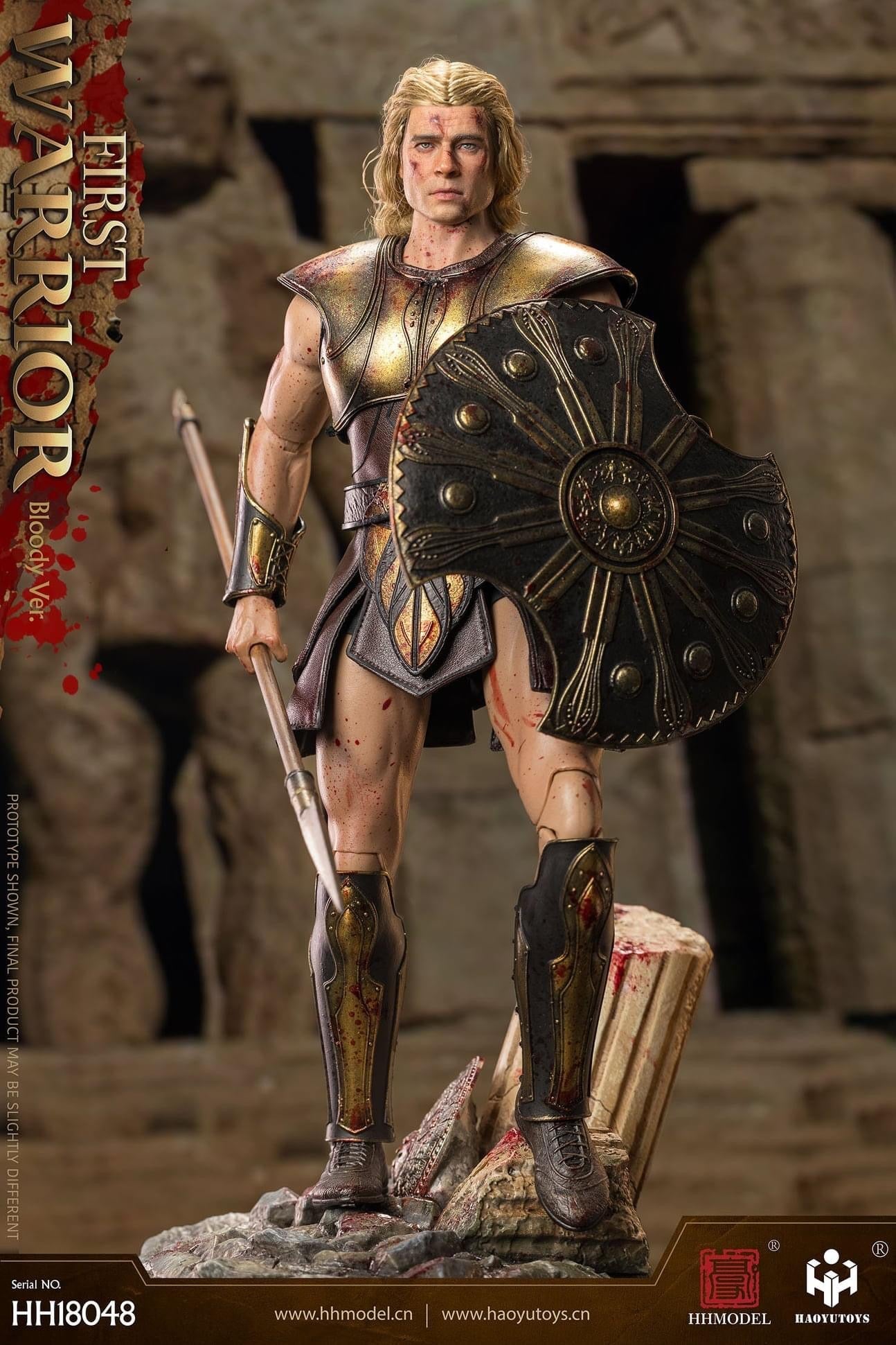 Pedido Figura First Greek Warrior (Bloody version) marca HaoyuToys HH18048 escala 1/6