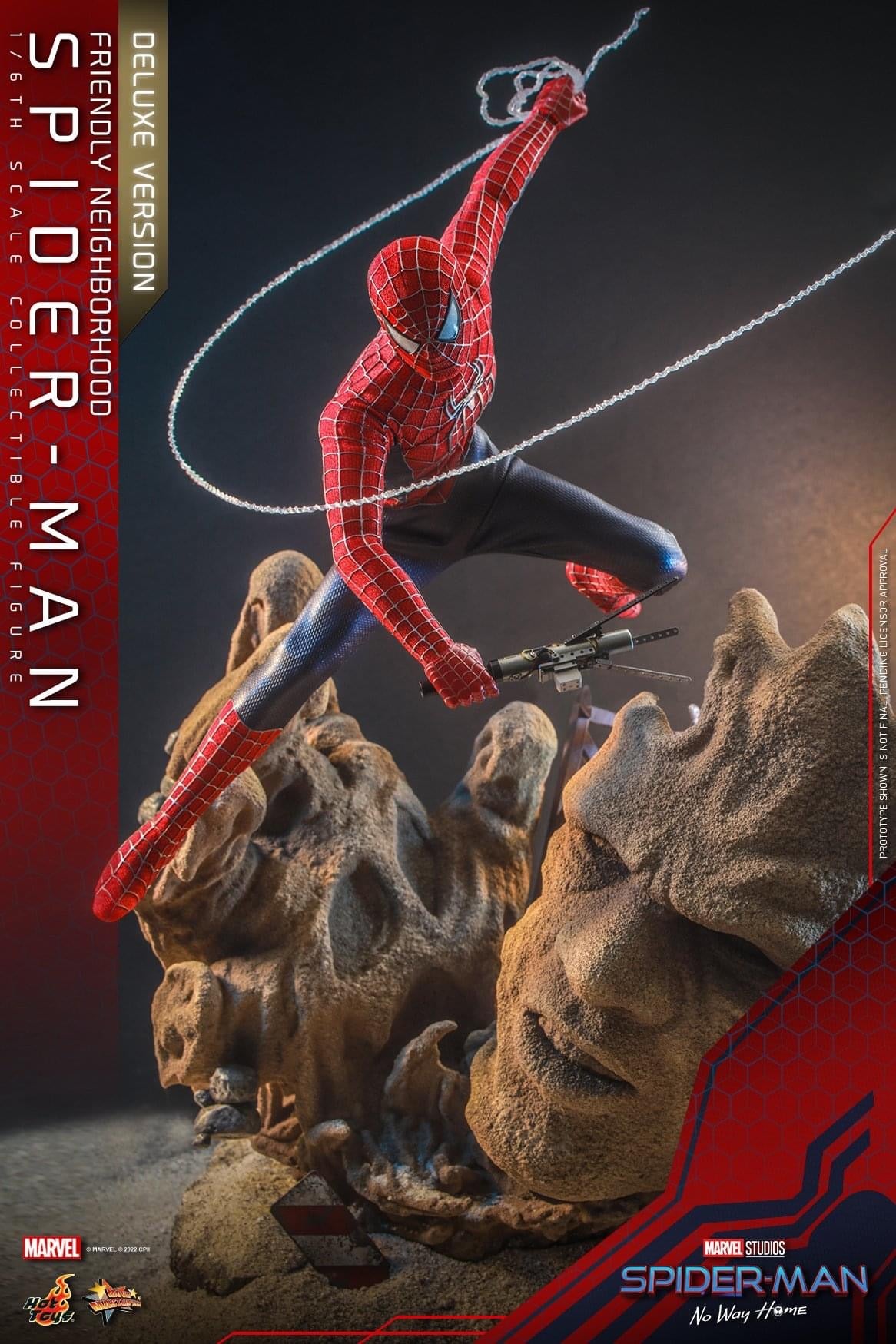 Preventa Figura Friendly Neighborhood Spider-Man (Deluxe version) - Spider-Man: No Way Home marca Hot Toys MMS662 escala 1/6