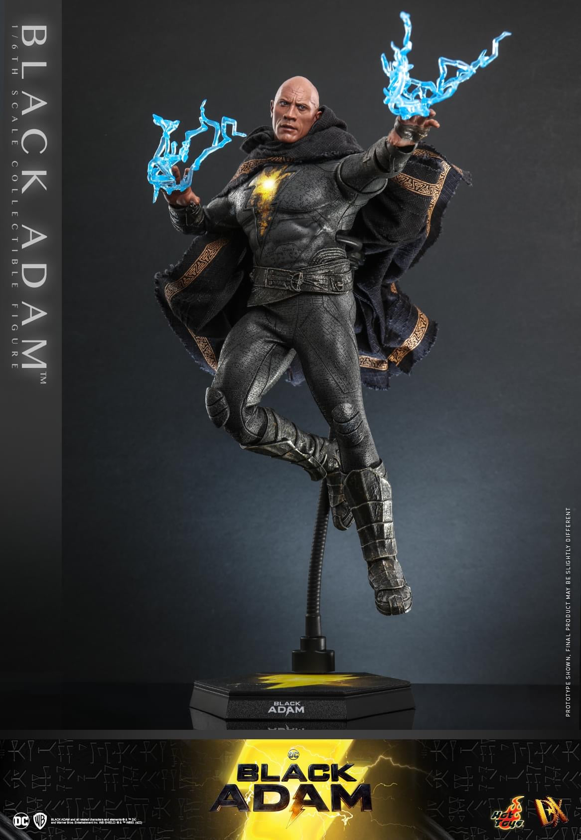 Preventa Figura Black Adam marca Hot Toys DX29 escala 1/6