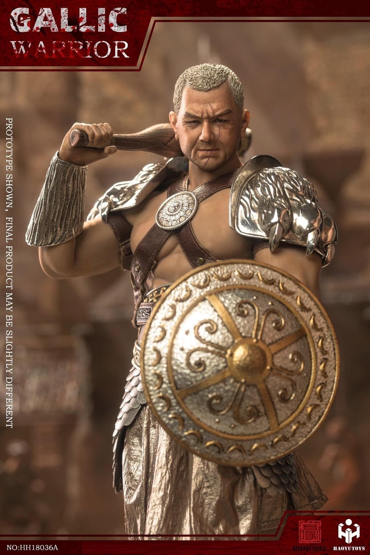 Pedido Figura (limitado) Gaul Warrior (Silver version) marca Haoyutoys HH18036A escala 1/6