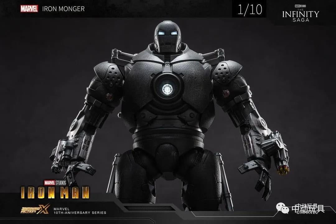 Pedido Figura Iron Monger (LED) - The Infinity Saga marca ZD Toys 1915-01 escala pequeña 1/10 (23 cm)