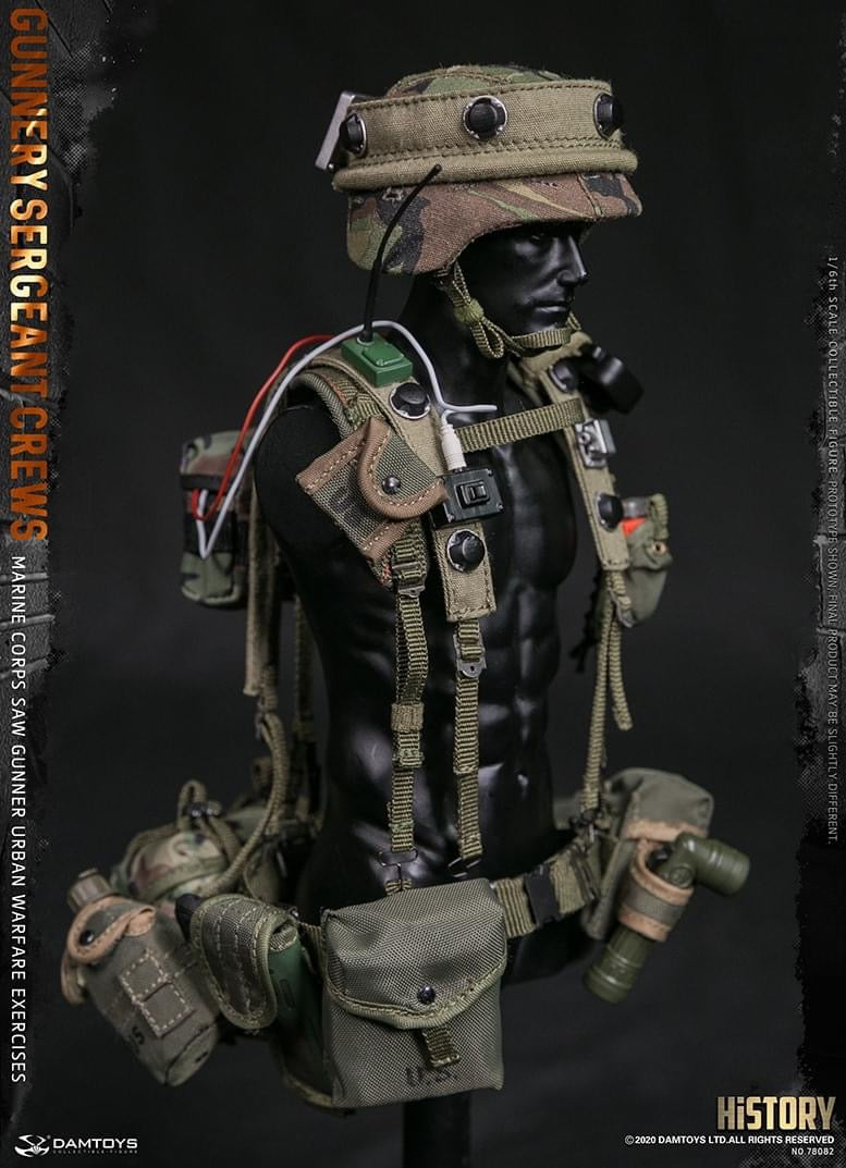 Pedido Figura Gunnery Sergeant Crews - USMC Urban Warfare marca Damtoys 78082 escala 1/6 (BACK ORDER)