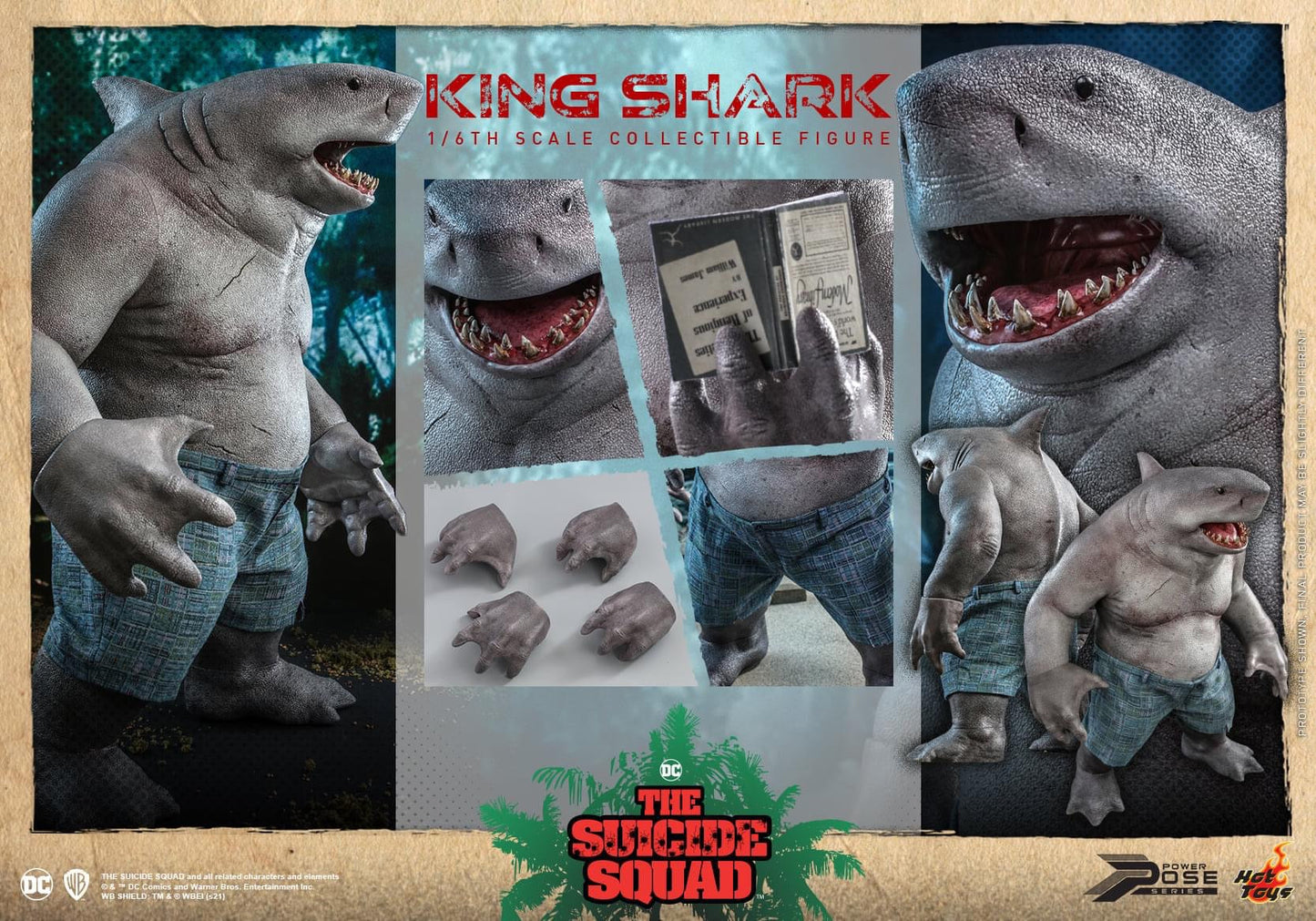 Pedido Figura King Shark - The Suicide Squad marca Hot Toys PPS006 escala 1/6