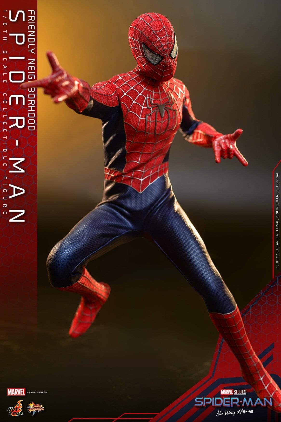 Preventa Figura Friendly Neighborhood Spider-Man - No Way Home marca Hot Toys MMS661 escala 1/6