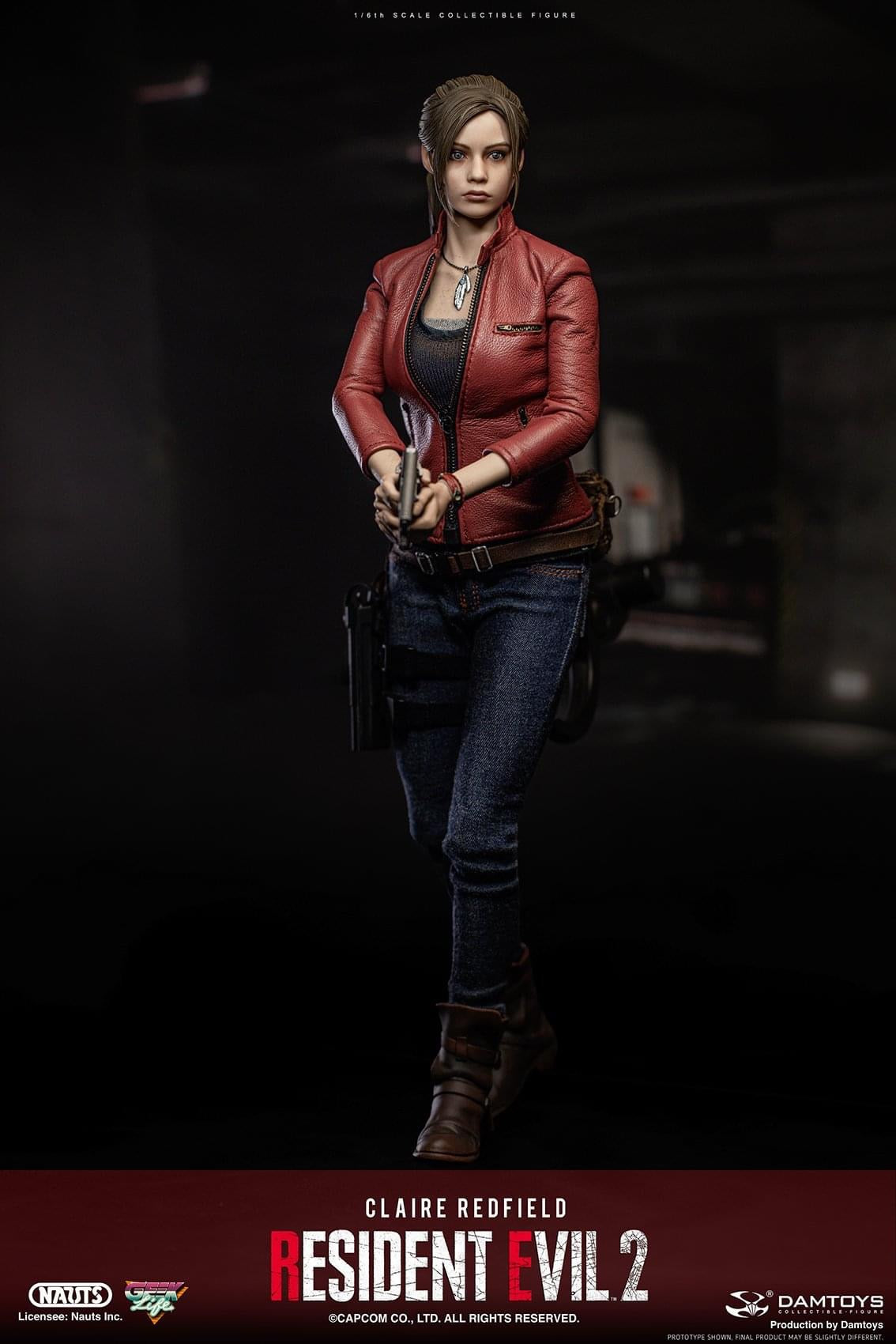 Segundo Pago Figura Claire Redfield - Resident Evil 2 marca Damtoys DMS031 escala 1/6