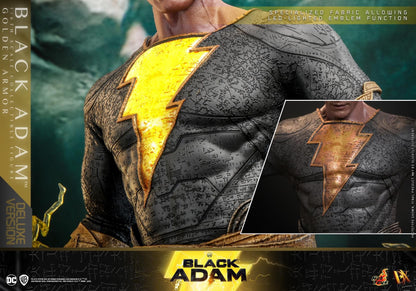 Preventa Figura Black Adam (Golden Armor) marca Hot Toys DX31 escala 1/6