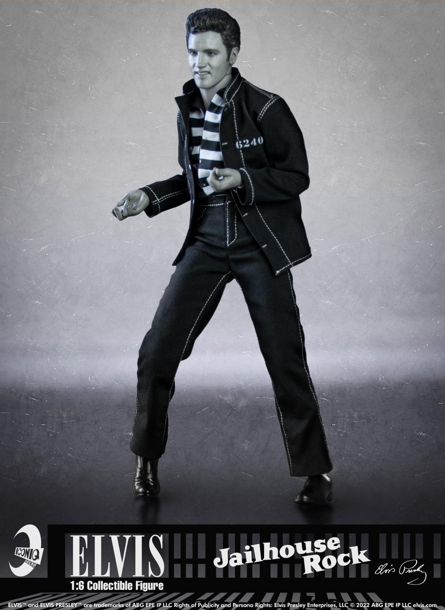 Preventa Figura Elvis Presley (Jailhouse Rock Edition) marca ICONIQ Studios IQLS03 escala 1/6