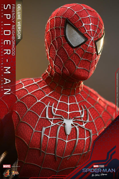 Preventa Figura Friendly Neighborhood Spider-Man (Deluxe version) - Spider-Man: No Way Home marca Hot Toys MMS662 escala 1/6