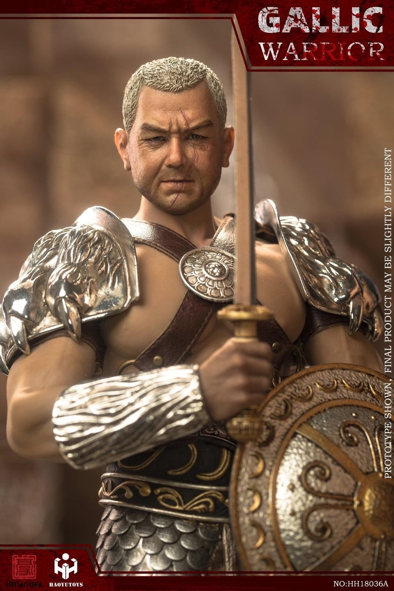 Pedido Figura (limitado) Gaul Warrior (Silver version) marca Haoyutoys HH18036A escala 1/6