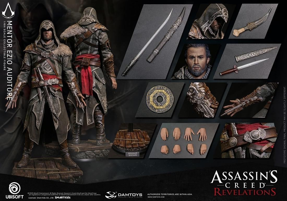 Pedido Figura (limitado) Mentor Ezio Auditore - Assassin's Creed Revelations marca Damtoys DMS014 escala 1/6 (BACK ORDER)