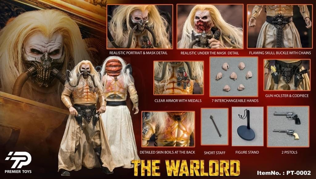 Pedido Figura The Warlord marca Premier Toys PT0002 escala 1/6