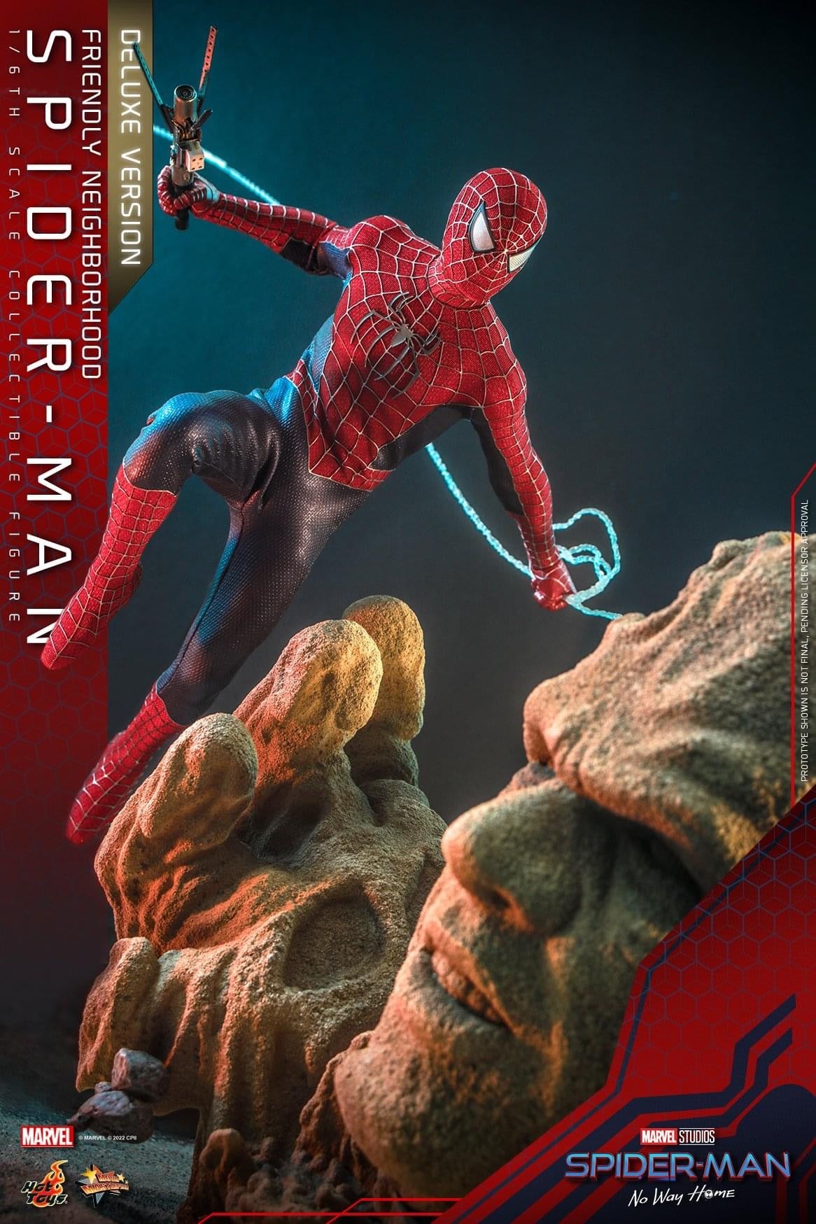 Preventa Figura Friendly Neighborhood Spider-Man (Deluxe version) - Spider-Man: No Way Home marca Hot Toys MMS662 escala 1/6