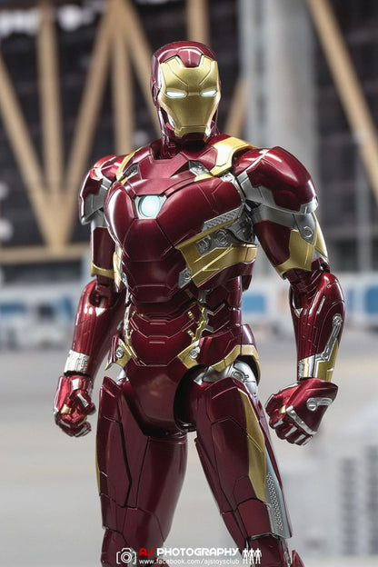 Pedido Figura DLX Iron Man Mark XLVI (46) - Avengers: Infinity Saga marca Threezero 3Z0256 escala pequeña 1/12