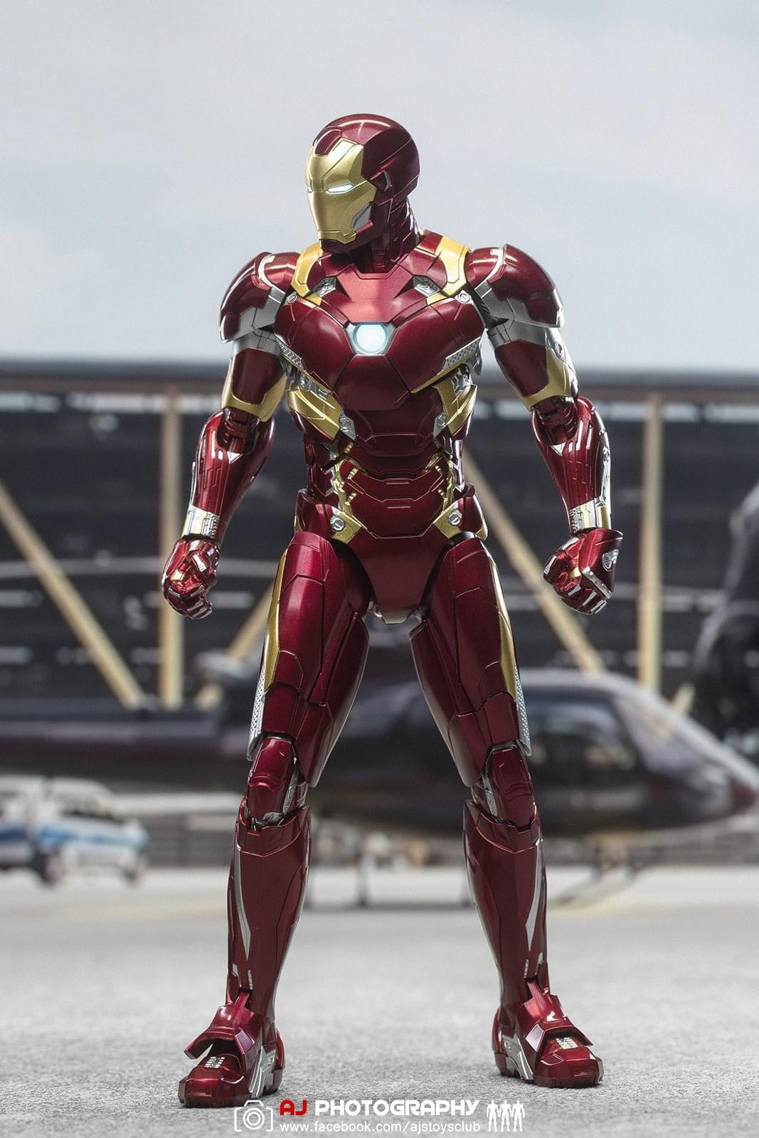 Pedido Figura DLX Iron Man Mark XLVI (46) - Avengers: Infinity Saga marca Threezero 3Z0256 escala pequeña 1/12