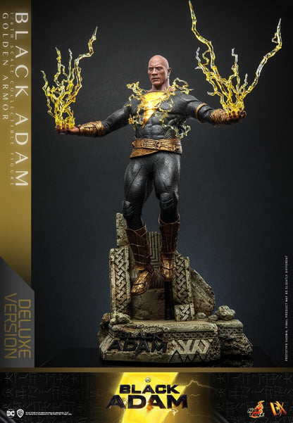 Preventa Figura Black Adam (Golden Armor) marca Hot Toys DX31 escala 1/6