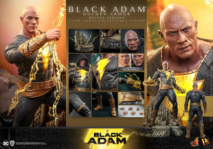 Preventa Figura Black Adam (Golden Armor) marca Hot Toys DX31 escala 1/6