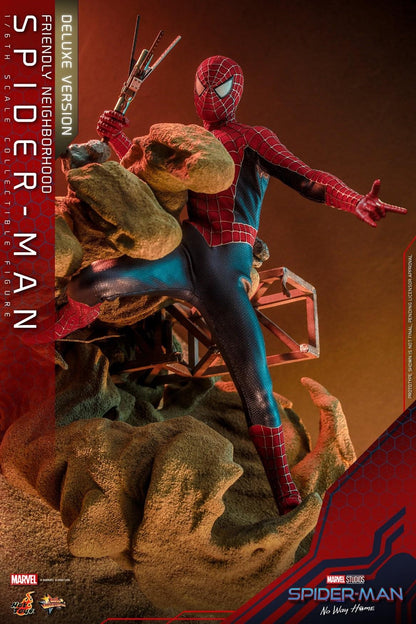 Preventa Figura Friendly Neighborhood Spider-Man (Deluxe version) - Spider-Man: No Way Home marca Hot Toys MMS662 escala 1/6