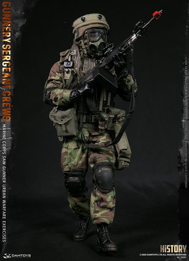 Pedido Figura Gunnery Sergeant Crews - USMC Urban Warfare marca Damtoys 78082 escala 1/6 (BACK ORDER)