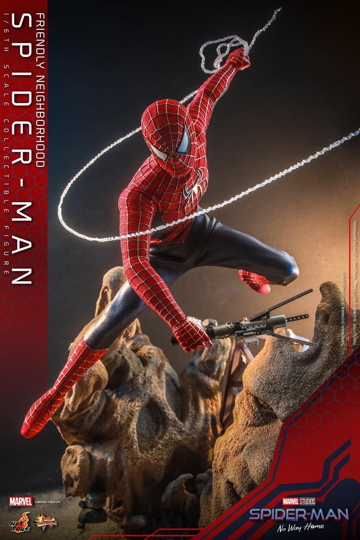 Preventa Figura Friendly Neighborhood Spider-Man - No Way Home marca Hot Toys MMS661 escala 1/6