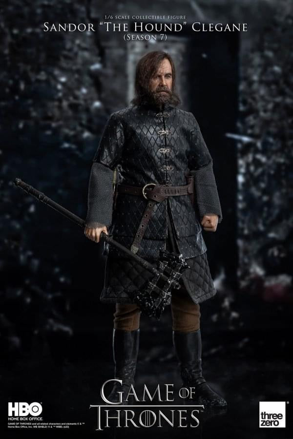 Pedido Figura Sandor “The Hound” Clegane - Game of Thrones Season 7 marca Threezero 3Z0302 escala 1/6