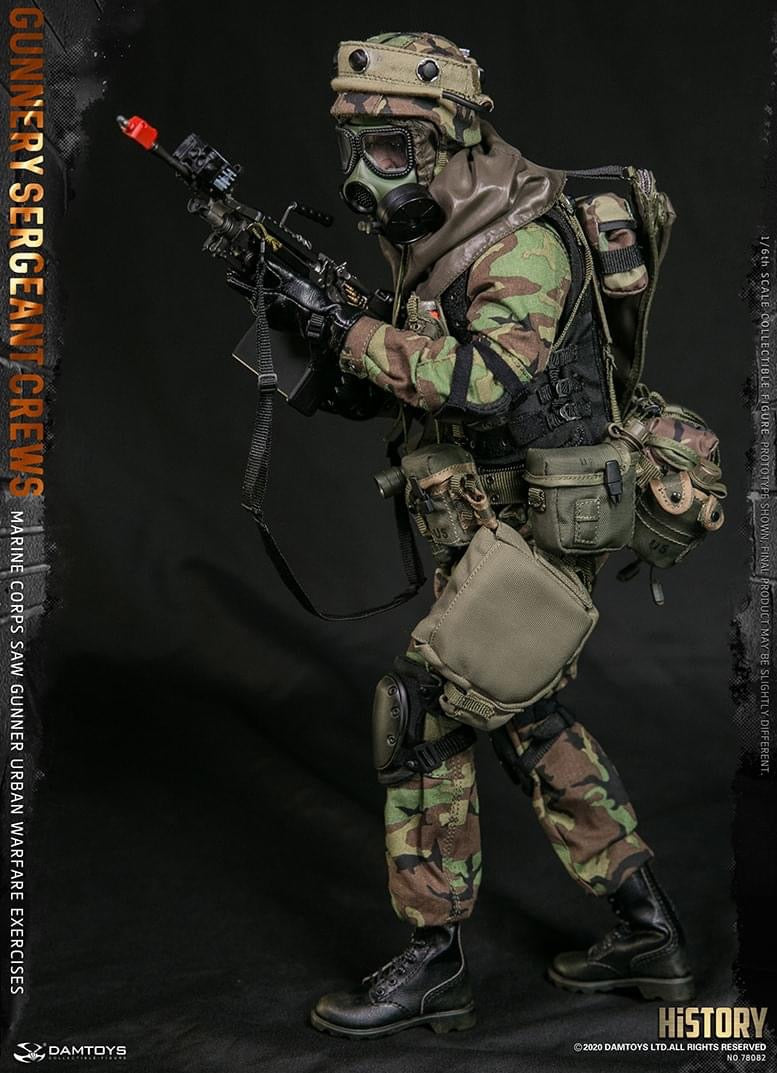 Pedido Figura Gunnery Sergeant Crews - USMC Urban Warfare marca Damtoys 78082 escala 1/6 (BACK ORDER)