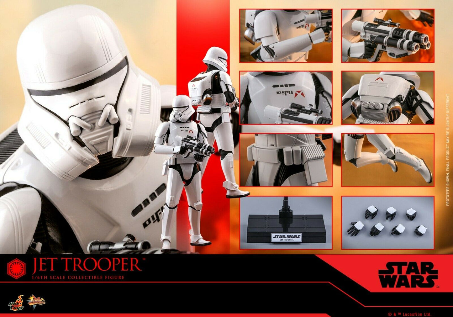 Pedido Figura Jet Trooper - Star Wars The Rise of Skywalker marca Hot Toys MMS561 escala 1/6