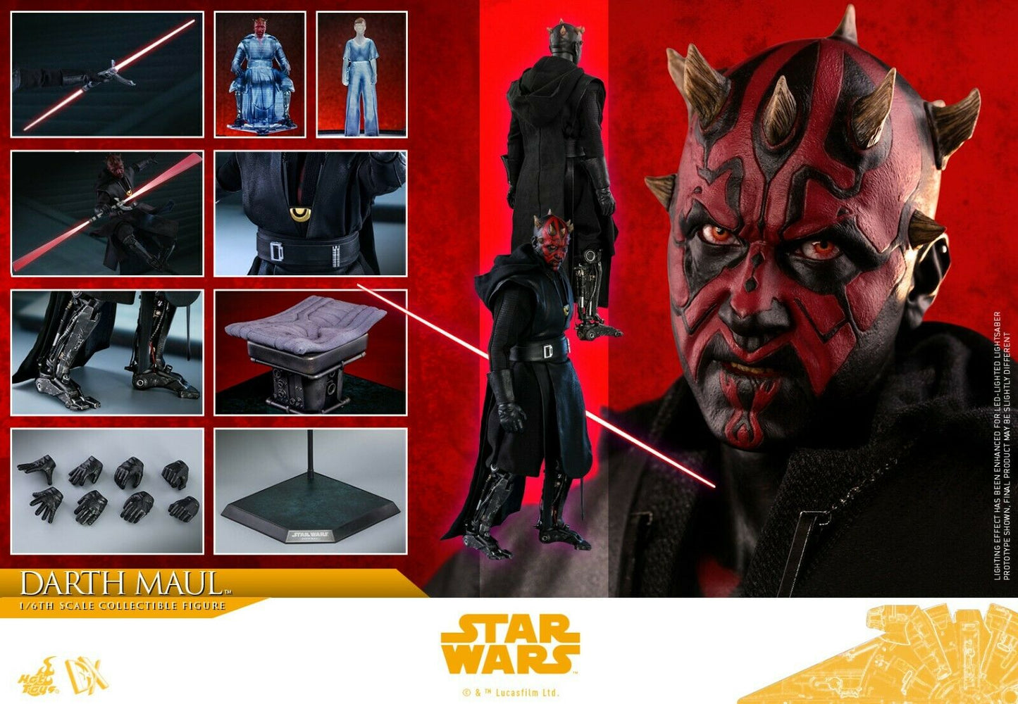 Pedido Figura Darth Maul - Solo A Star Wars Story marca Hot Toys DX18 escala 1/6