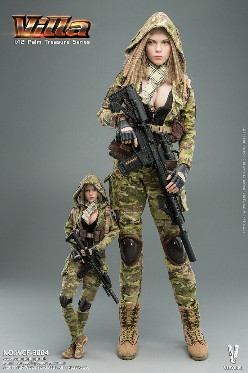 Pedido Figura MC Camouflage Soldier Villa marca Verycool VCF-3004 escala pequeña 1/12