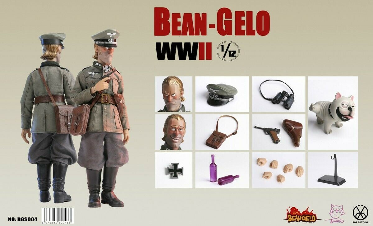 Pedido Figuras Bean Gelo WWII (BGS004 Brand, BGS005 Kahn, BGS006 Hans) marca Poptoys escala pequeña 1/12