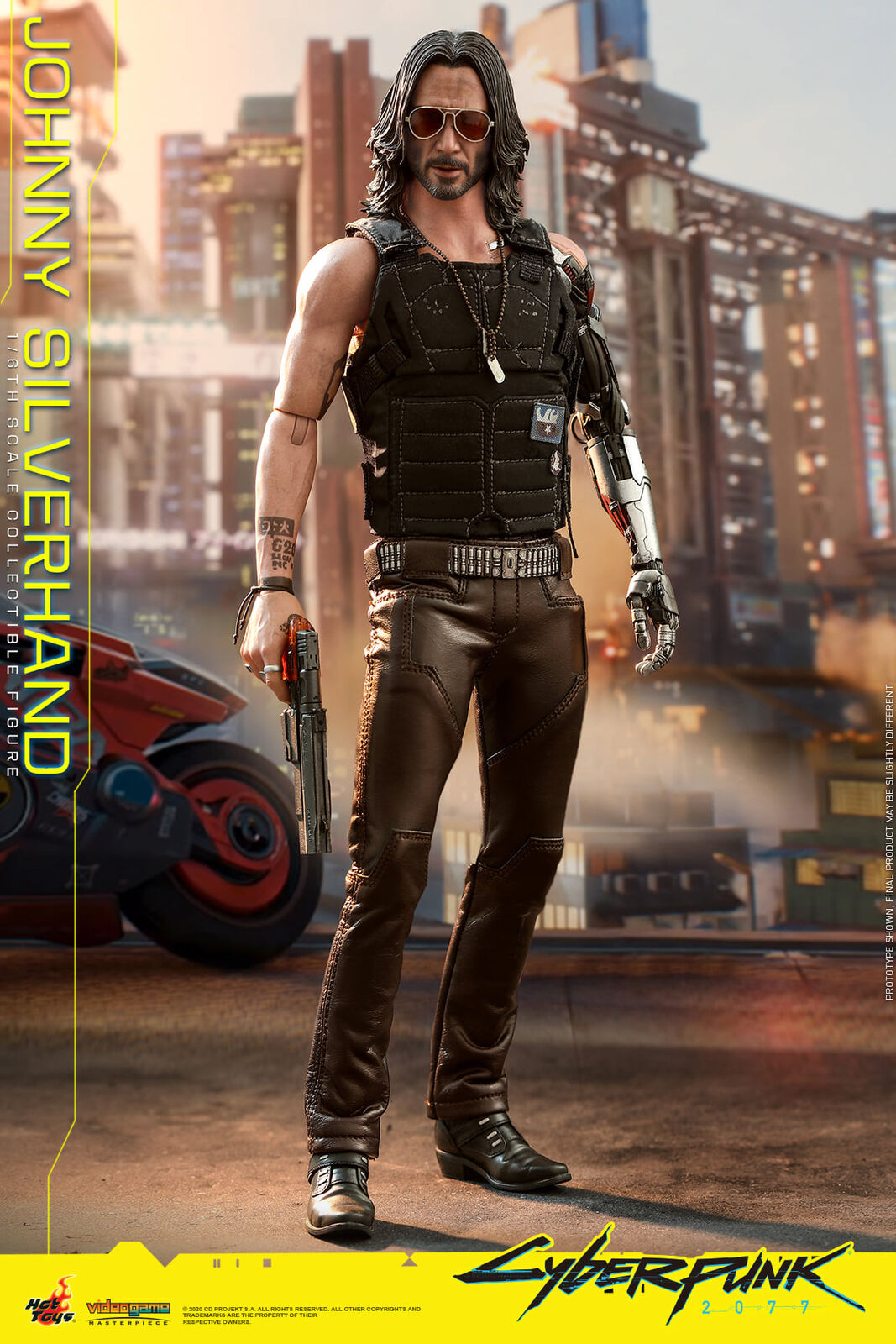 Pedido Figura Johnny Silverhand - Cyberpunk 2077 marca Hot Toys VGM47 escala 1/6