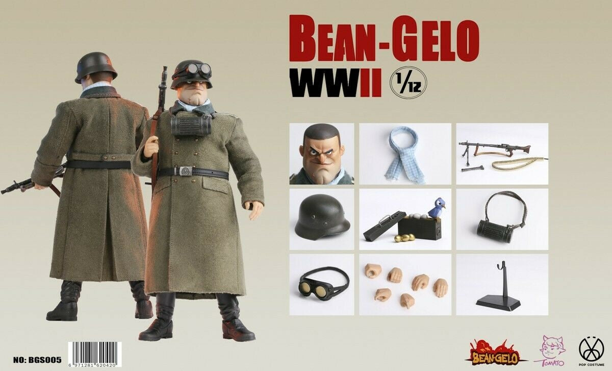 Pedido Figuras Bean Gelo WWII (BGS004 Brand, BGS005 Kahn, BGS006 Hans) marca Poptoys escala pequeña 1/12