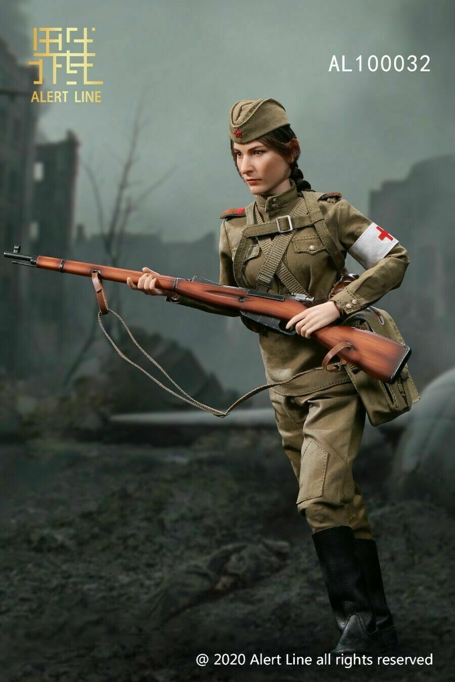 Pedido Figura WWII Rescue Team Soviet Soldier marca Alert Line AL100032 escala 1/6