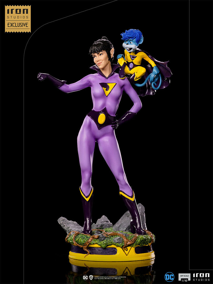 Pedido Estatuas Wonder Twins Zan & Jayna - CCXP Exclusivas marca Iron Studios escala de arte 1/10