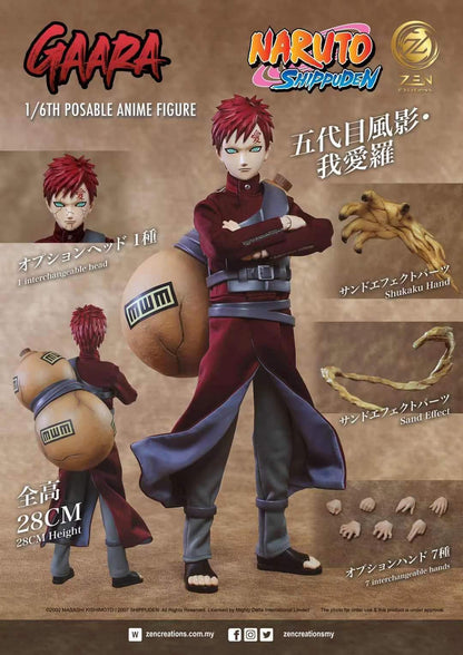 Pedido Figura Gaara - Naruto Shippuden marca Zen Creations PAF002 escala 1/6