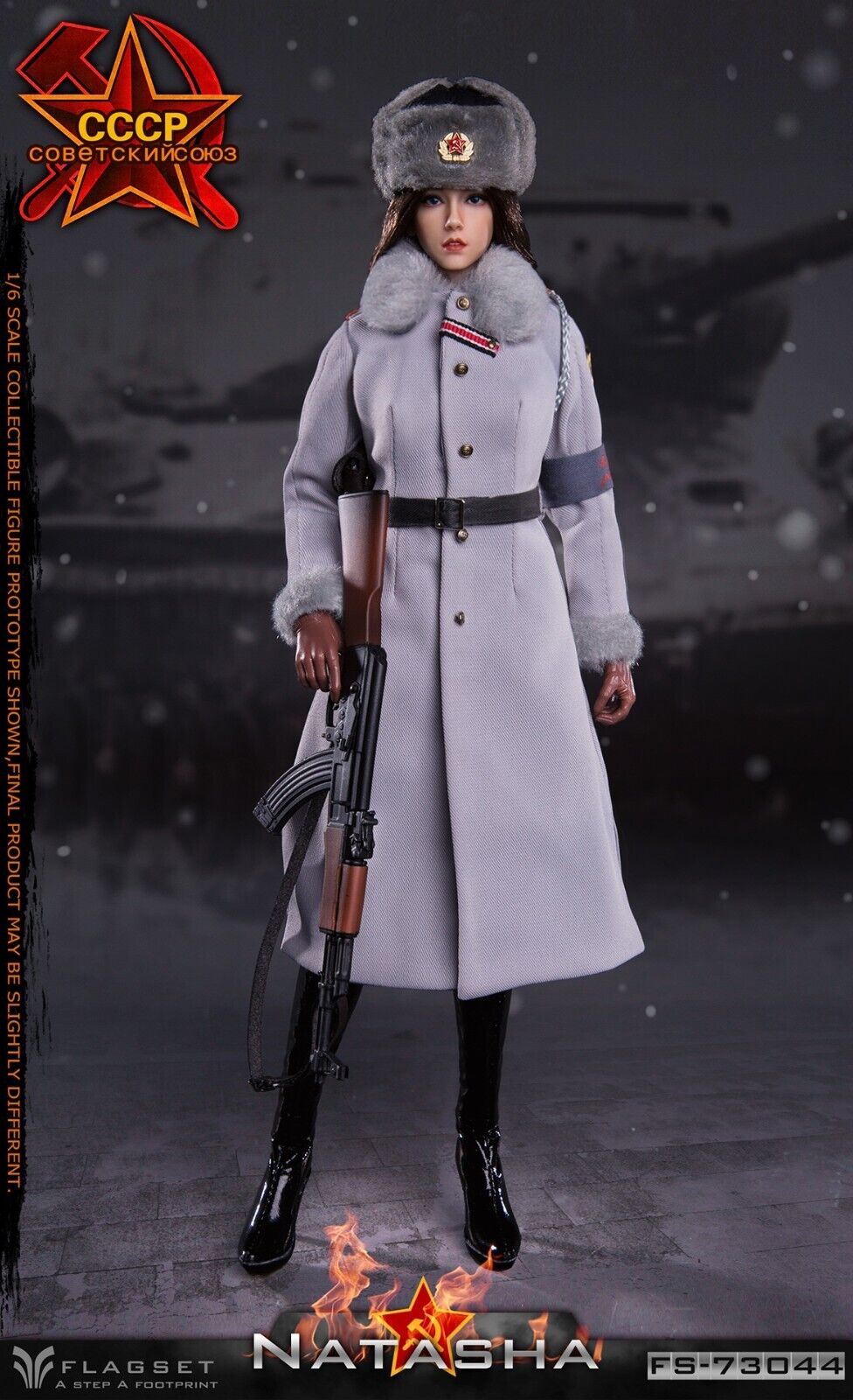 Pedido Figura Natasha 2.0 - Soviet Female Officer  marca Flagset FS-73044 escala 1/6