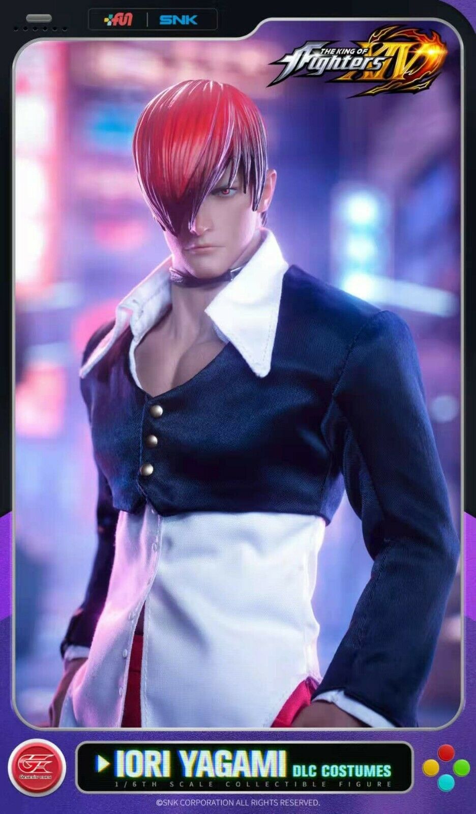 Preventa Figura Iori Yagami DLC Costumes - SNK King of Fighters XIV marca Emen Genesis KOF-IR02 escala 1/6