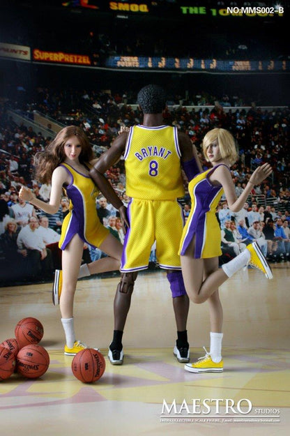 [EN STOCK] Traje de Porrista Cheerleader Lakers escala 1/6