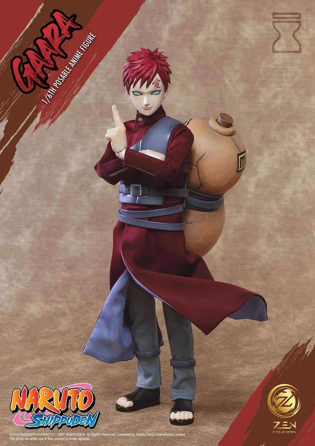 Pedido Figura Gaara - Naruto Shippuden marca Zen Creations PAF002 escala 1/6