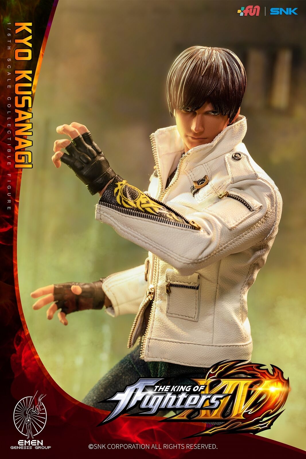 Pedido Figura Kyo Kusanagi - SNK King of Fighters XIV marca Emen Genesis Group KOF-KY01 escala 1/6