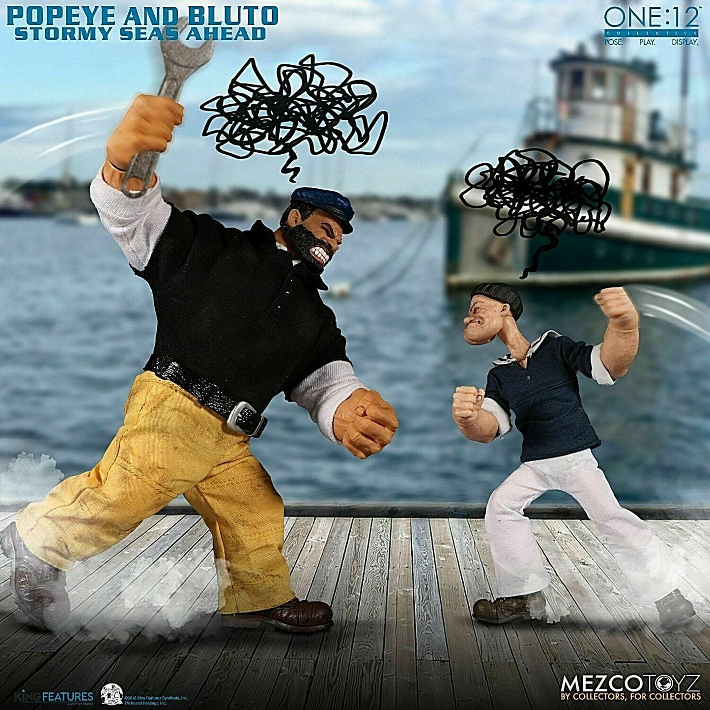 Pedido Figuras Popeye & Bluto - Deluxe Boxed Set: Stormy Seas Ahead marca Mezco escala pequeña 1/12