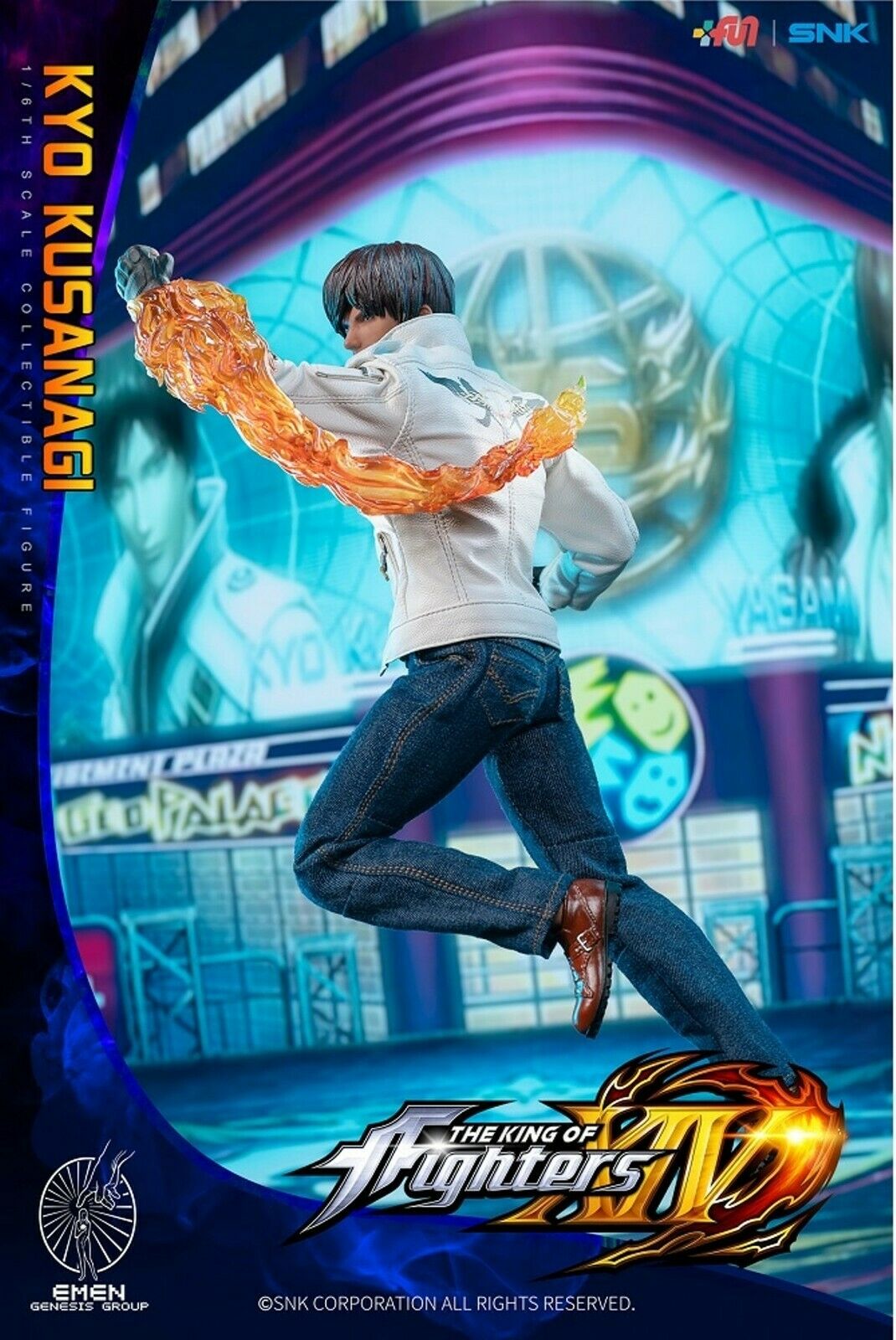 Pedido Figura Kyo Kusanagi - SNK King of Fighters XIV marca Emen Genesis Group KOF-KY01 escala 1/6